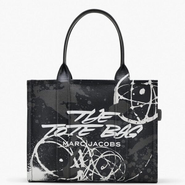 Futura x Marc Jacobs Leather Large Tote Bag