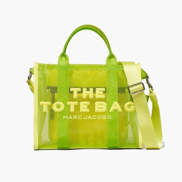 THE COLORBLOCK MESH TOTE BAG