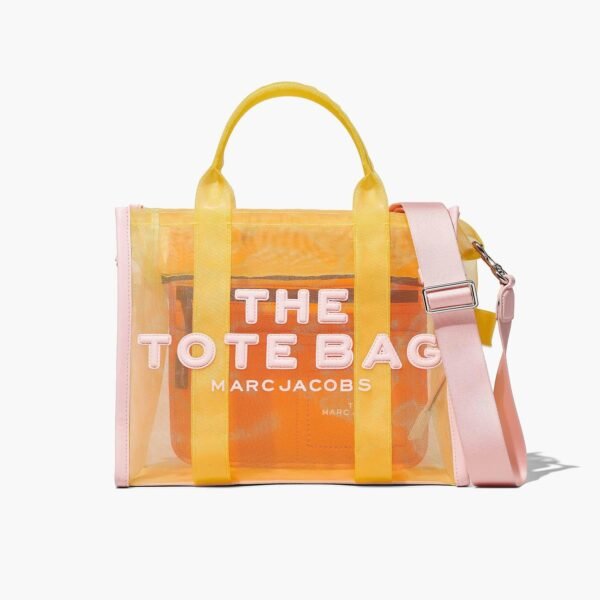THE COLORBLOCK MESH TOTE BAG