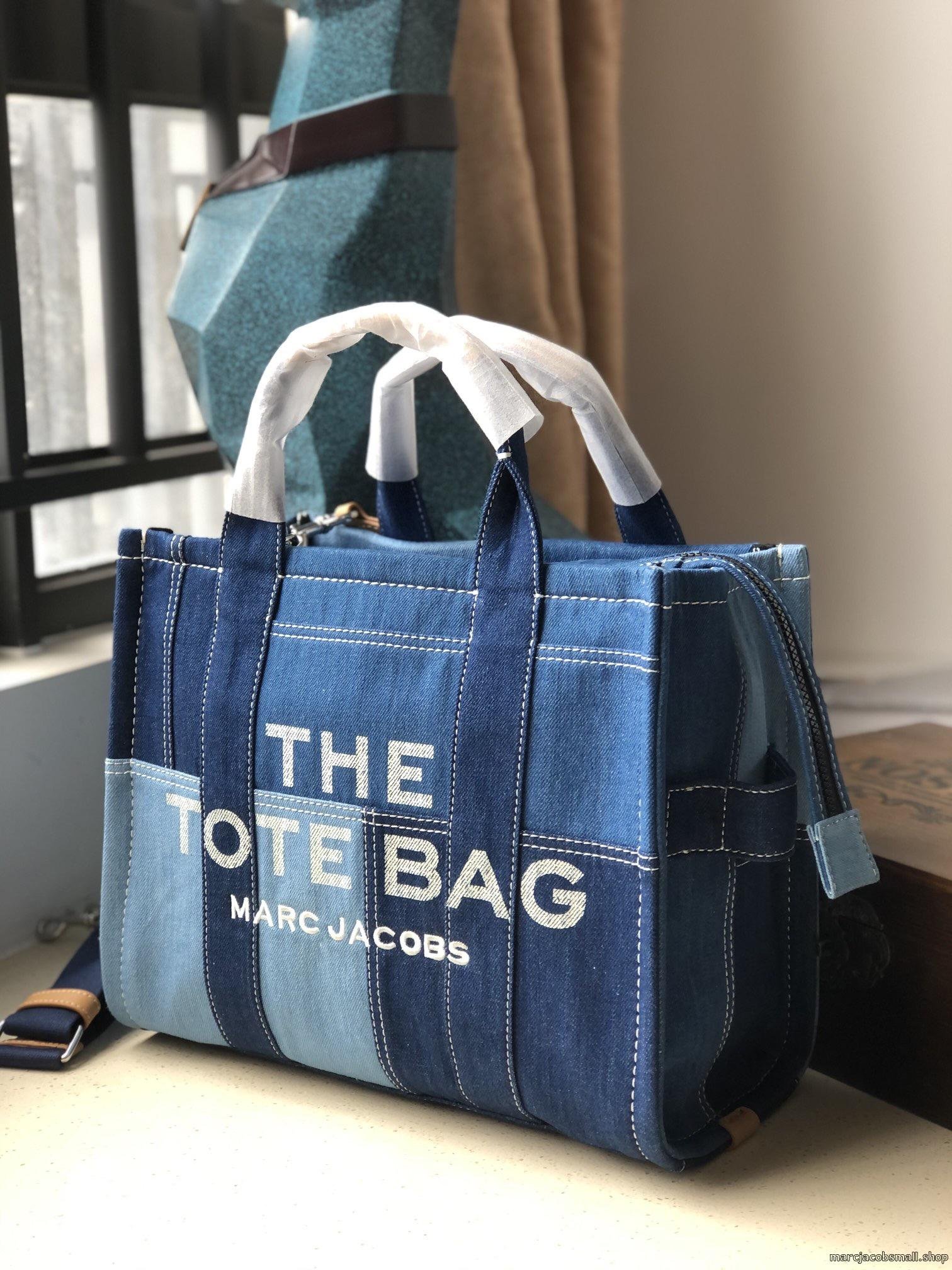 THE DENIM MEDIUM TOTE BAG